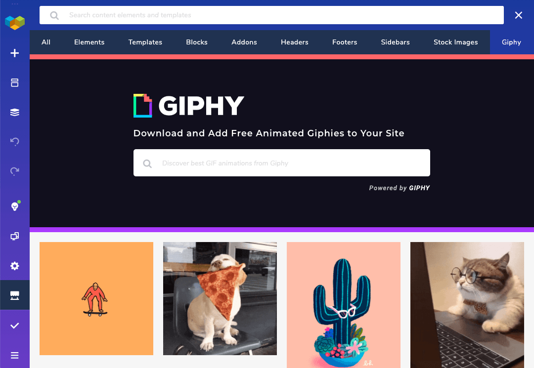 How to Add GIFs from Giphy in WordPress (with Visual Composer)